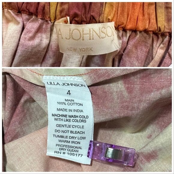 ULLA JOHNSON  Nanette Midi Dress In Topaz, Size 4, New with tag - Picture 6 of 16